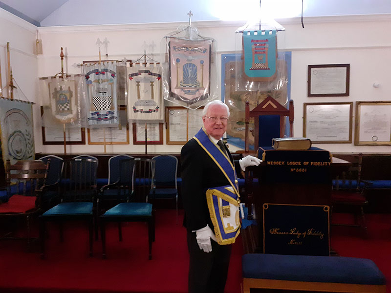 WBro Tom Ladd, PPSGW - Founder Member, Wessex Lodge of Fidelity 8681