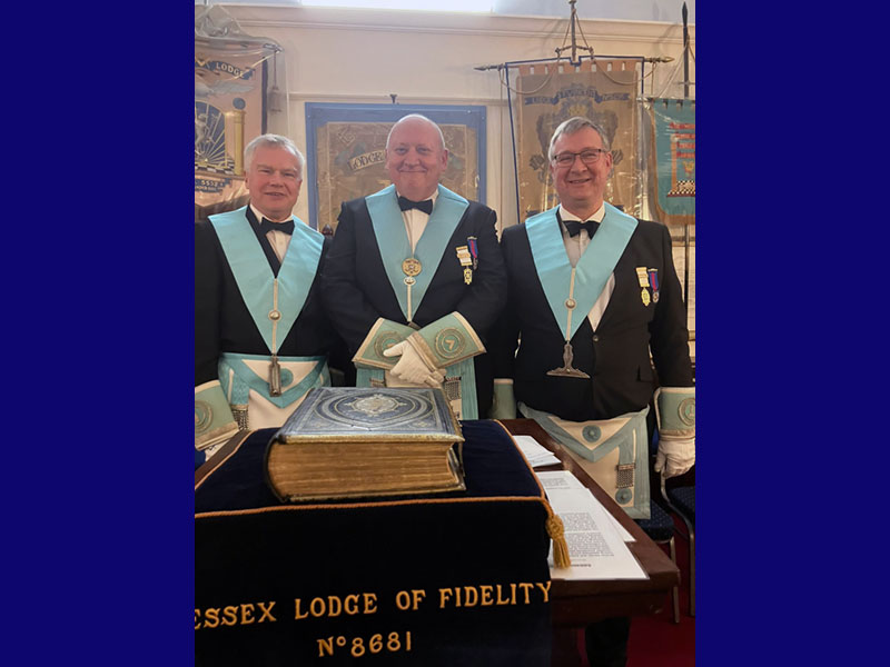 Wessex Lodge of Fidelity’s Representatives at Grand Lodge