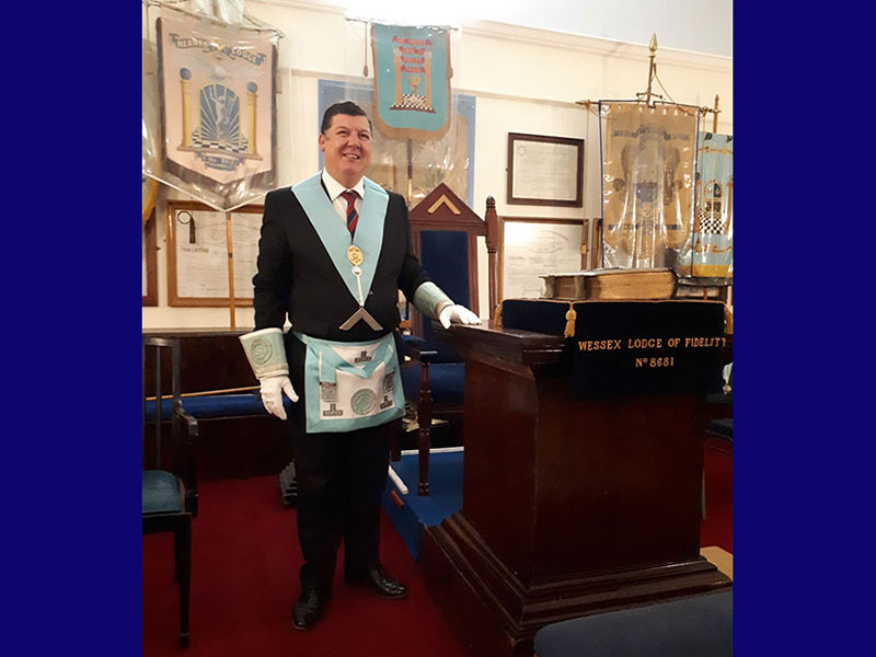 Worshipful Master, Masonic Lodge, Fareham, Hampshire