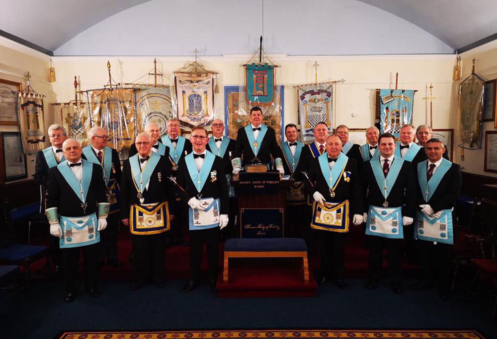 The Wessex Lodge of Fidelity 8681 –  Installation of W. Bro. G Shirley