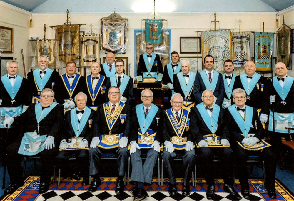 The Wessex Lodge of Fidelity 8681 –  Installation of W. Bro. I F Chase
