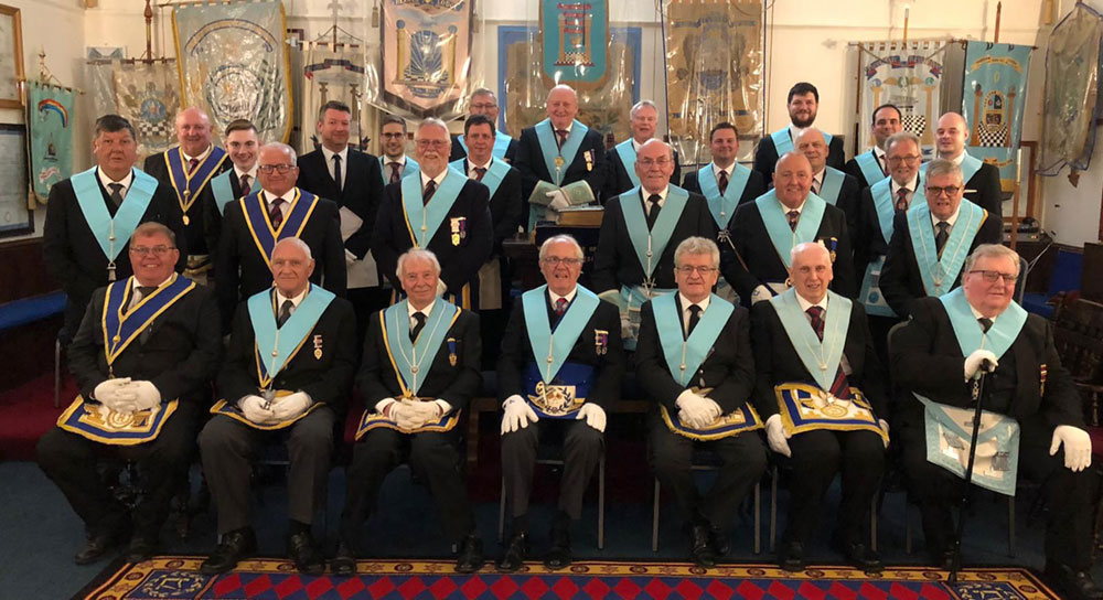 The Wessex Lodge of Fidelity 8681 –  Installation of W. Bro. A Stirling.